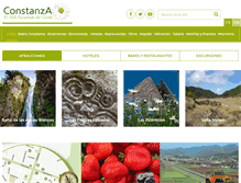 Tablet Screenshot of constanza.com.do